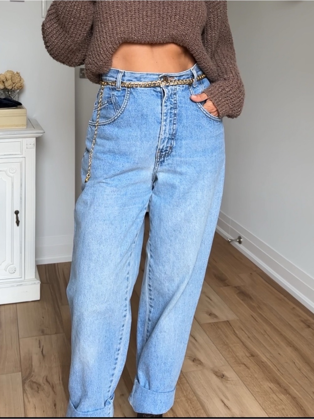 Vintage French Dressing High Waist Mom Jeans